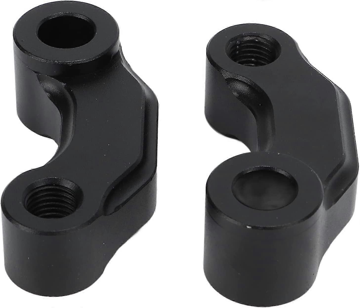 Rearview Mirror Extension Bracket Motorcycle Wing Mirror Extension Bracket Replacement (black) (2pcs)