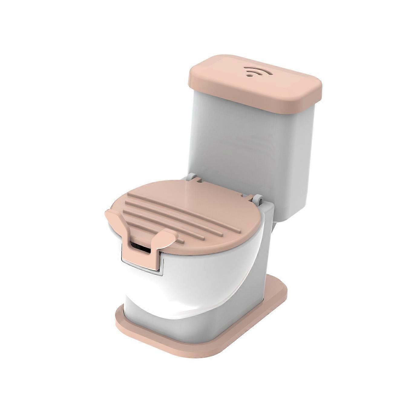 Smart Toilet Shaped Cellphone Holder, Fully Adjustable Phone Holder for Desk,Compatible for All Phones,Funnny and Novelty Cellphone Stand
