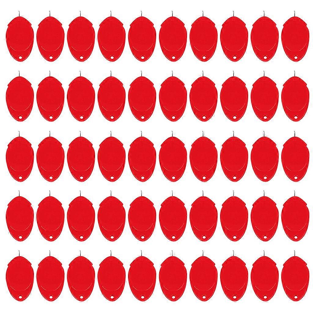 50x Needle Threader for Hand Sewing Plastic Wire Loop DIY Simple Thumb Crafting