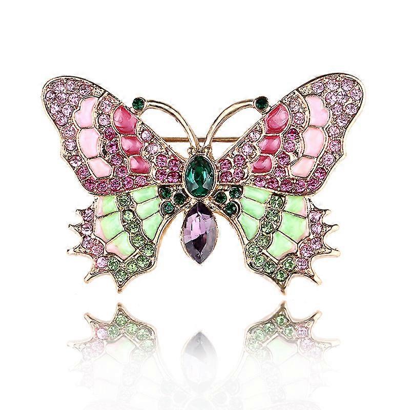 Fjäril Guld Cicada Coat Spänne Brosch