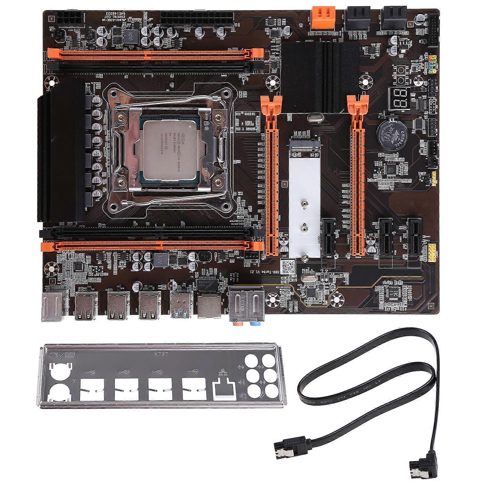 X99 Computer Motherboard Vier DDR4 Unterstützung LGA 2011-3 mit Xeon E5 2620 V3 CPU