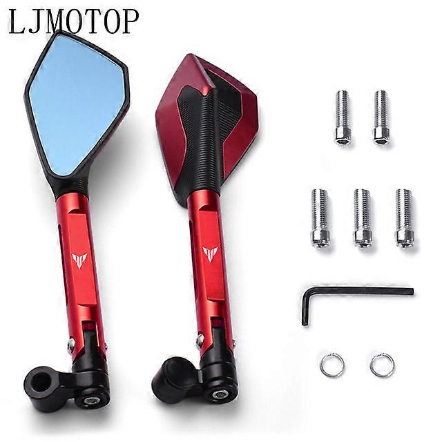 QX For Yamaha MT01 MT09 MT07 MT10 MT03 MT 01 09 07 03 10 MT-01 MT-10 Motorcycle CNC Aluminum Rear View Rearview Mirrors Side Mirror