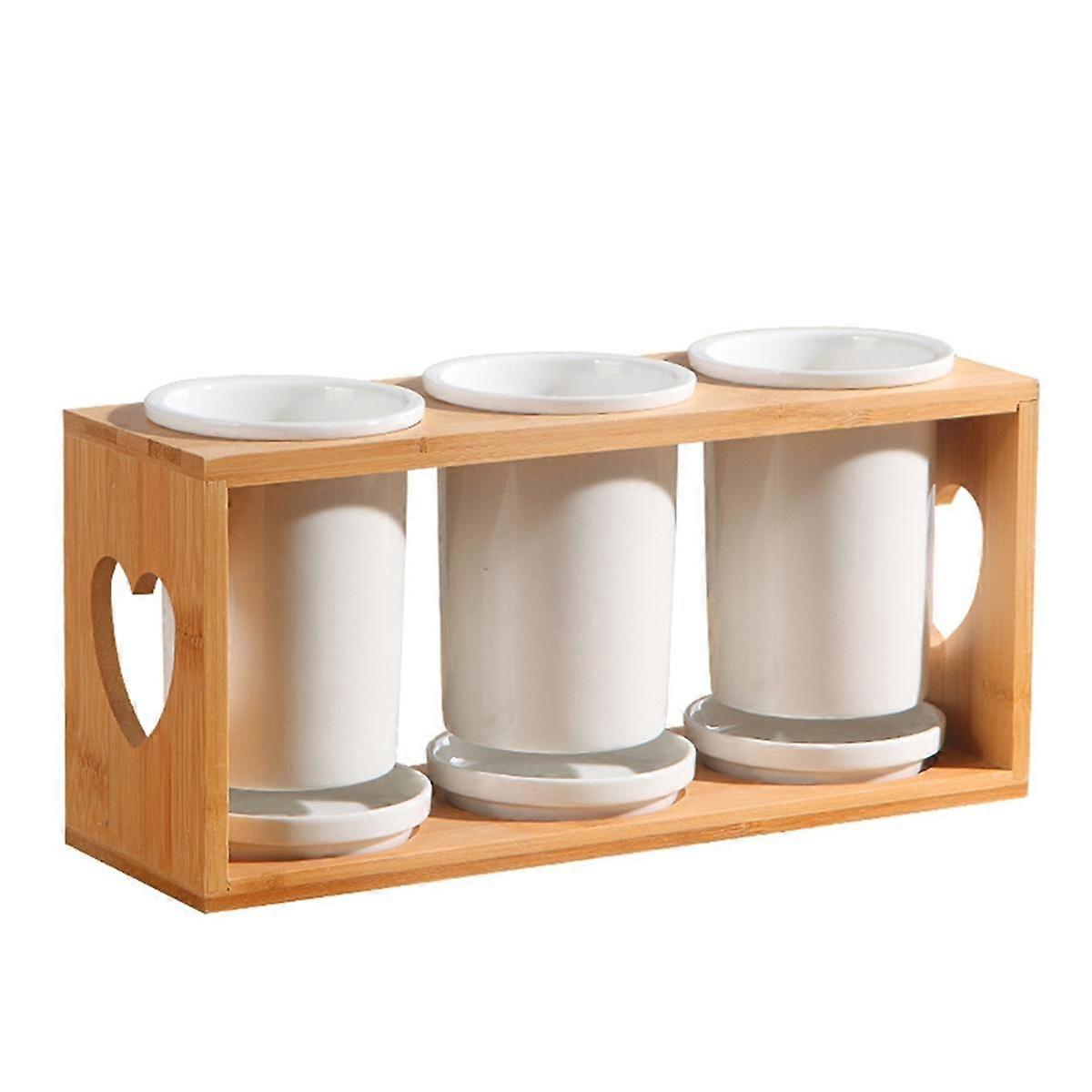 1 Set Chopstick Holder Utensil Organizer Cutlery Silverware Organizer Flatware Organizer for Drawer Wooden Utensils