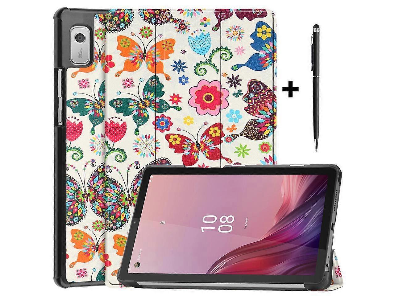 Lenovo Tab M9 2023 9インチ タブレット モデル TB310XU / TB310FU用ケース、スタイラスペン付きスリム軽量スタンドハードシェル保護カバー