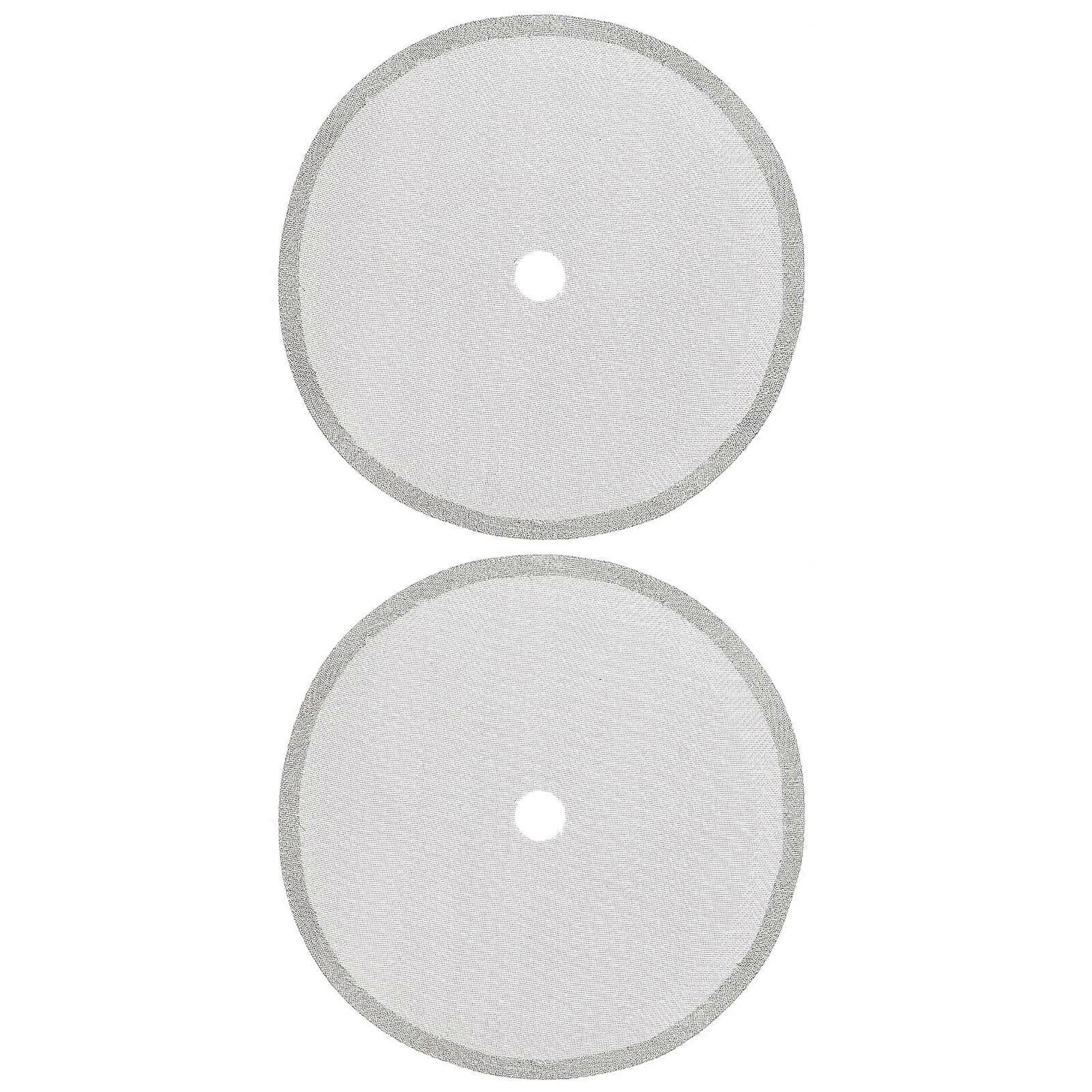 2pcs Tea Makers Mesh Filter Stainless Steel Filter Mesh Coffee Press Screen