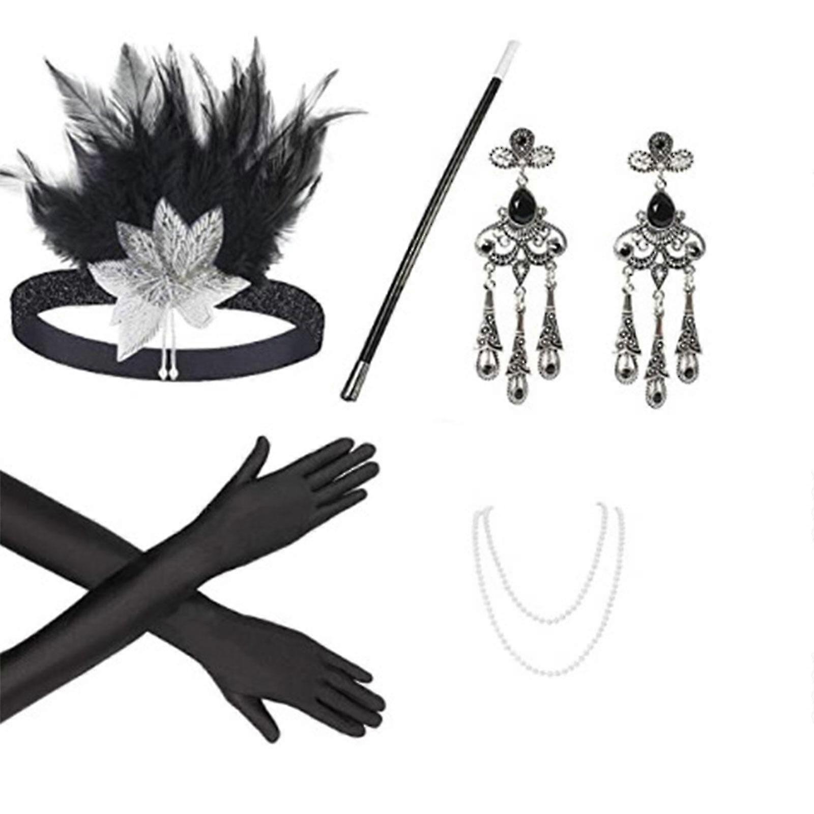 20s Accessori Gatsby Accessori 1920s Flapper Great Gatsby Accessori Set