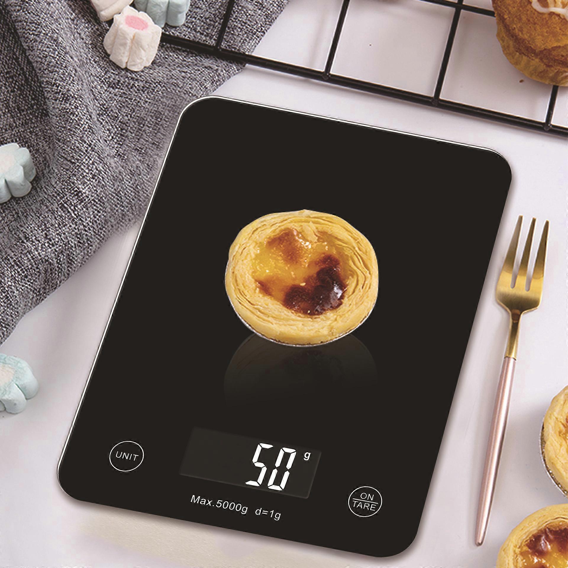 Electronic Kitchen Scale 5kg/1g Tare Function Liquid Conversion LCD Display