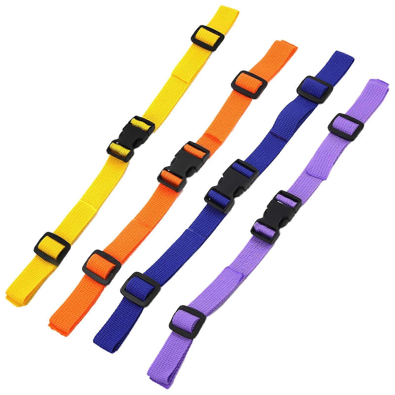 4pcs Heavy Duty Backpack Adjustable Chest Straps With Quick Release Jogging