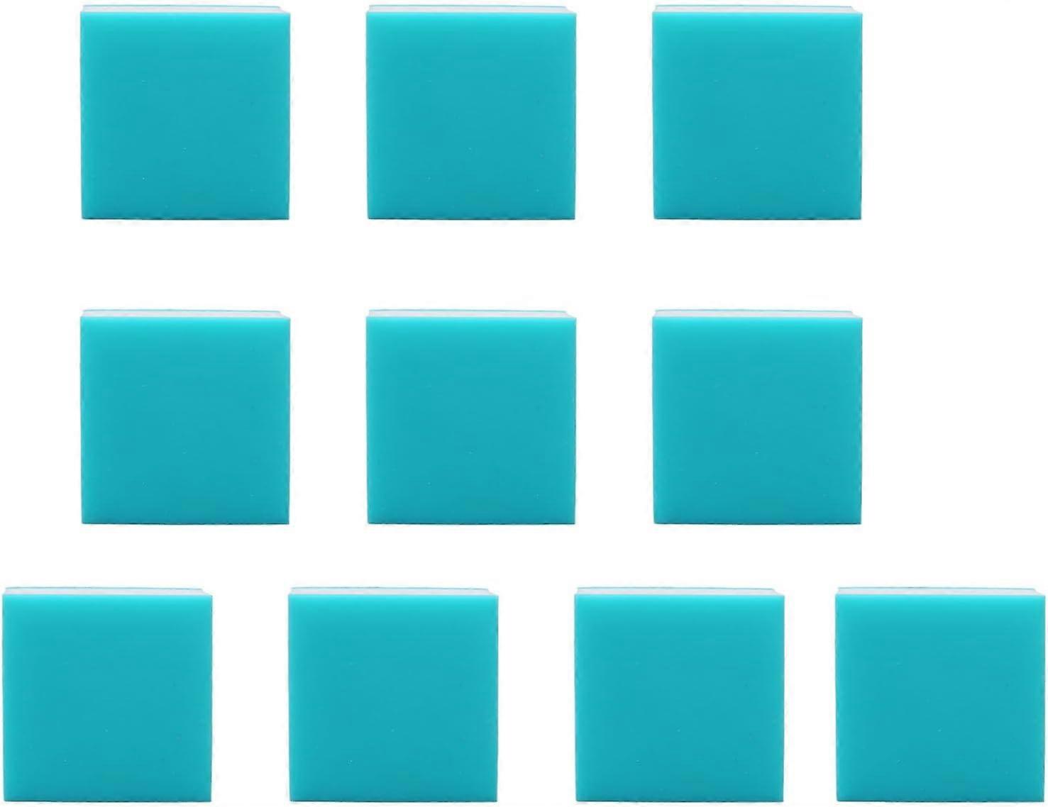 Soft Rubber Stamp Carving Blocks for DIY Handcrafts Blue White