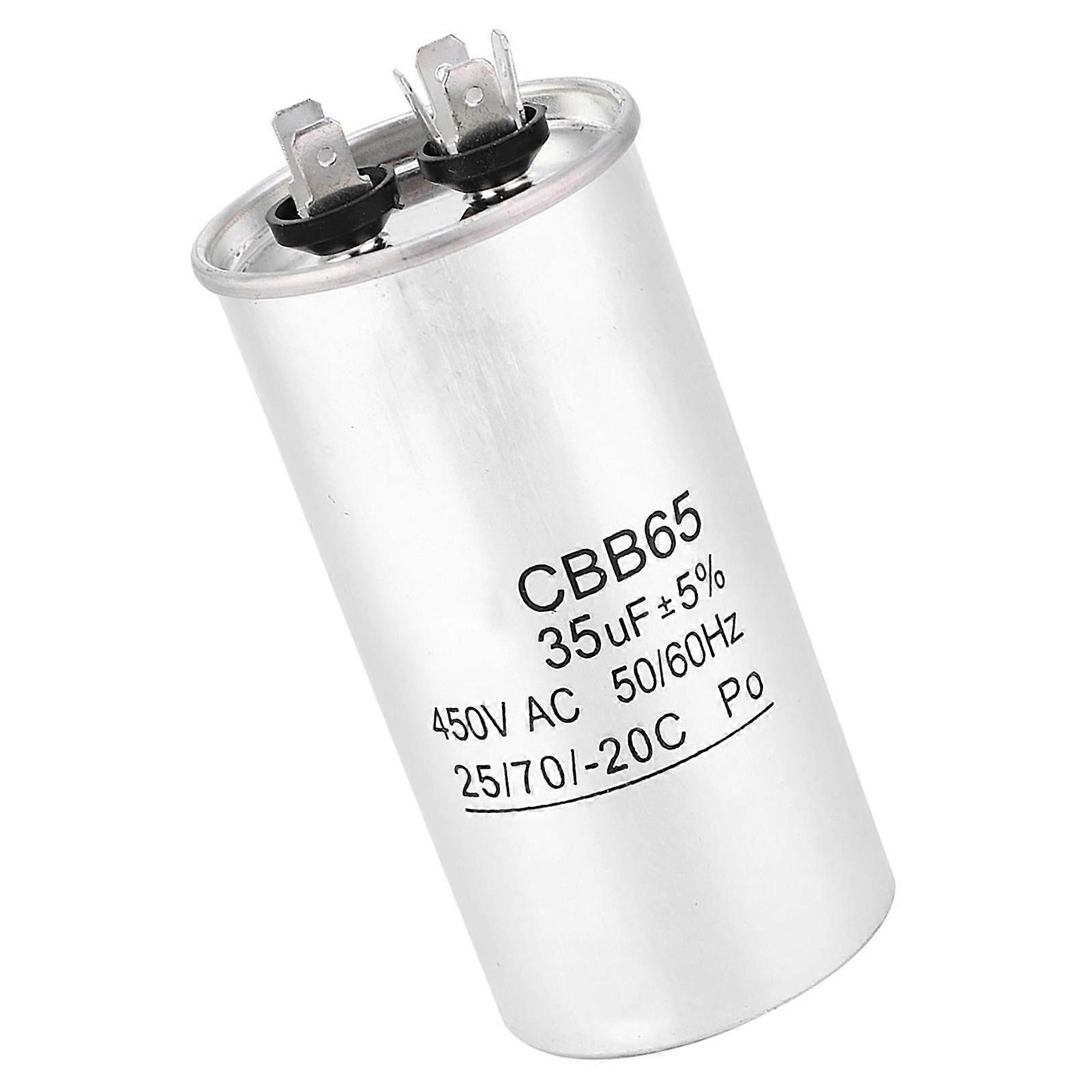 CBB65 450V 35UF مكثف الألومنيوم احباط تكييف الهواء بدء مكثف