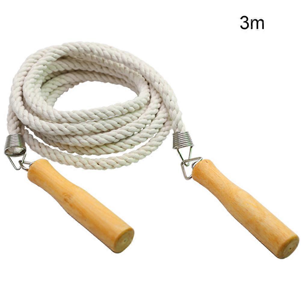 2023 New Cotton and Linen Jump Rope for Fitness and Group Games - 3M, Suitable for Kids and Students