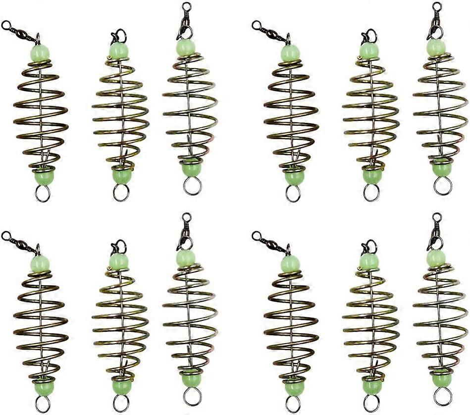 24Pcs αλιεία δόλωμα παγίδα κλουβί τροφοδότης καλάθι κάτοχος χονδροειδής δέλεαρ κυπρίνων κυπρίνων δολωμάτων αξεσουάρ ψαριών