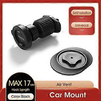 Suporte para Telefone com Ventilação para Carro com Gancho de Trava, Suporte para Telefone para Carro com Ventilação de Ar, Design de Montagem e Liberação Rápida com Uma Mão Suporte para Celular