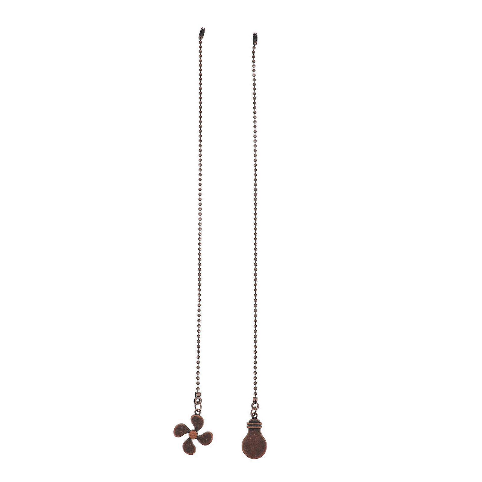 2pcs Ceiling Light Pull Chains Ceiling Fan Chain Extension Chandelier Chain Pendant