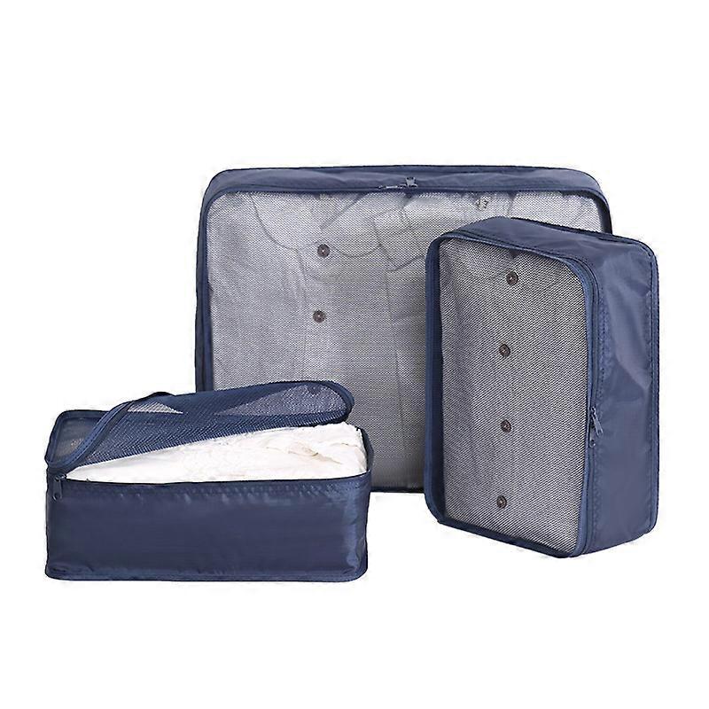 3pcs Travel Organizers Waterproof Clothing Sorting Bag Packing Cube Luggage Organizer