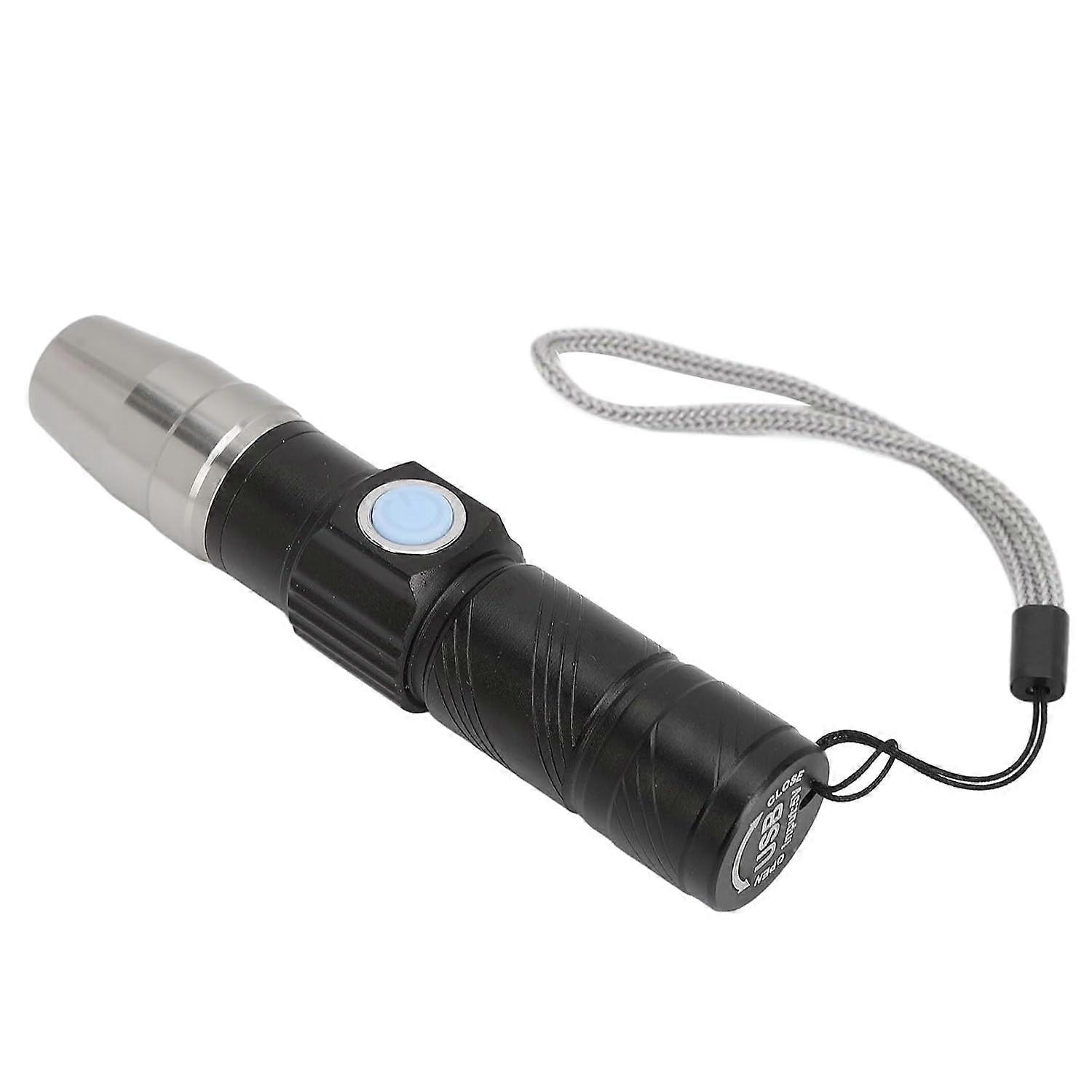 Usb Rechargeable 365 Led Uv Flashlight Torch Light Ultra Violet Lamp Blacklight