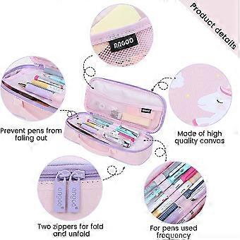 Coosilion Unicorn Pencil Case, Birthday Gifts For Kids, Cute Pencil Case For Girls, 3D EVA Large Capacity Pink Pencil Pouch For Kids, Kawaii Stationery Set School Supplies Pencil Box For Kids