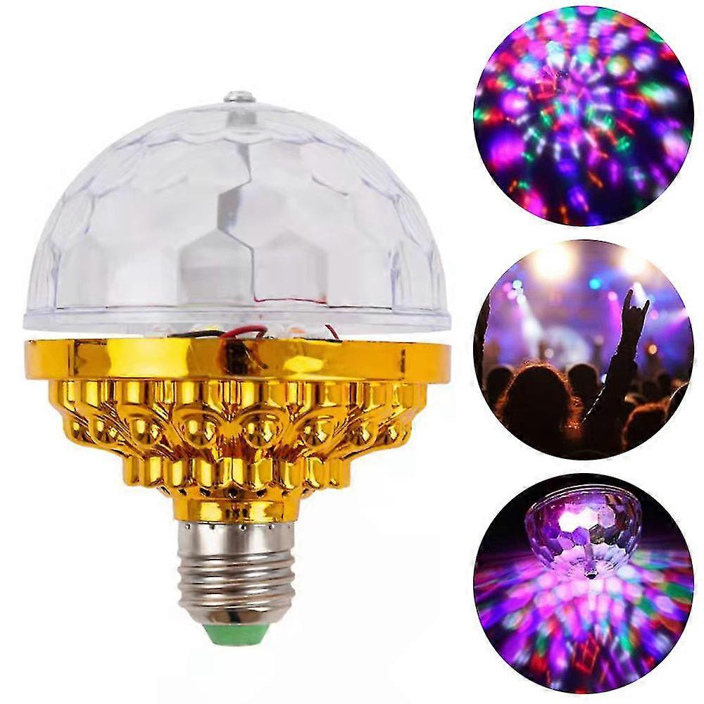 Rotating Ball Light Colorful Light Lamp Decoration For Party Eu/uk Plug