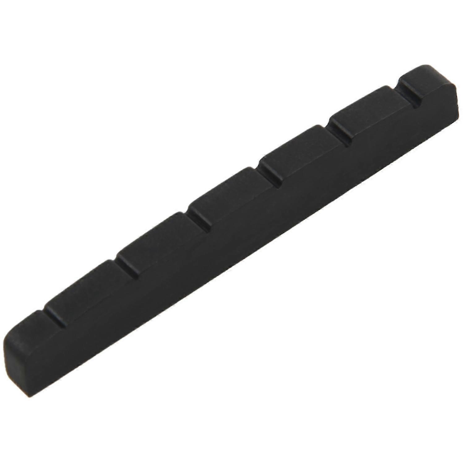 6x Black 6-string Guitar Top Nut 42x3.5mm