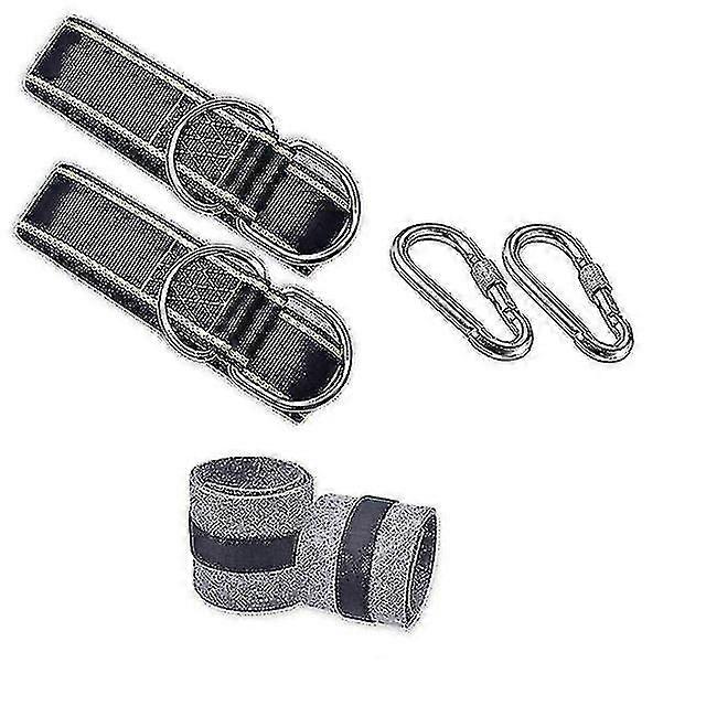 Outdoor Hammock Tree Swing Hanging Straps Kit,5ft With 2 Locking Carabiners And 2 Tree Protectors,for Swings & Hammocks High Quality H A