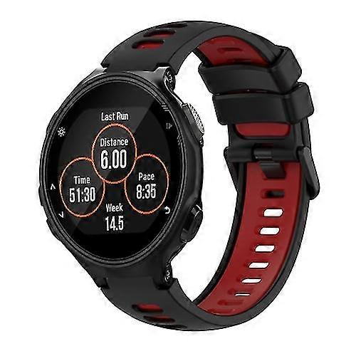 For Garmin Forerunner 735 / 735xt Two-color Silicone Watch Band KLWO
