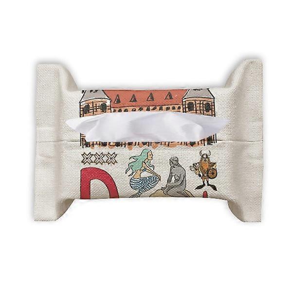 Demark National symbol Landmark Pattern Paper Towel Tissue Bag Napkin Bumf