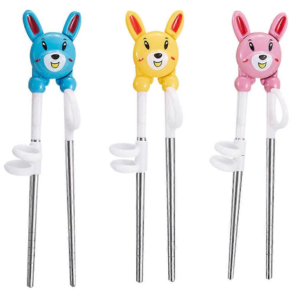Cute Cartoon Pattern Training Chopsticks for Kids Adults and Beginners Children Left Right Hand Learning Chopsticks