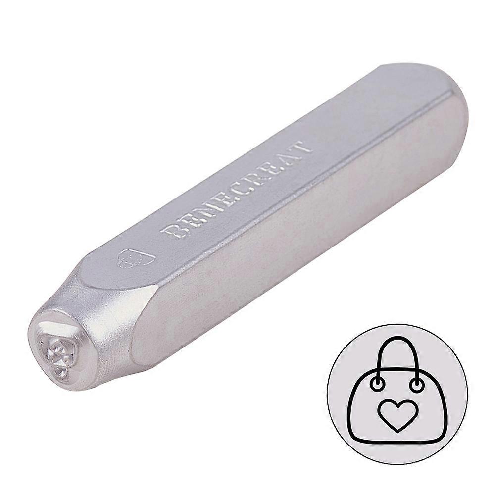 1pc Iron Metal Stamps  Bag Patterns Platinum 6.55x1cm DIY