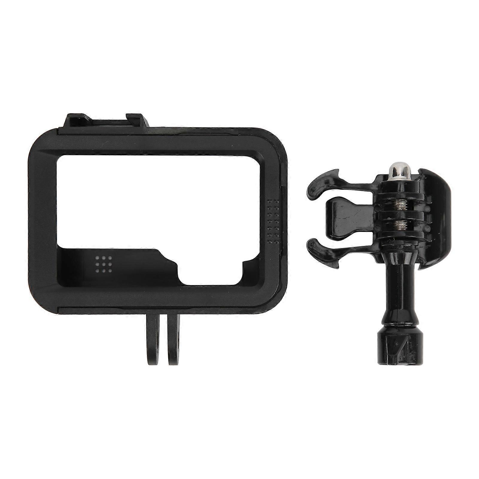 Action Camera Cage Protective Case for Gopro 9 Plastic AntiFall Frame Housing with Cold Shoe Mount