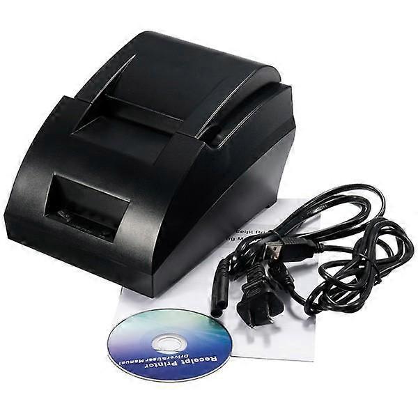 12V Usb Mini 58mm Pos Esc Thermal Dot Receipt Printer Set 384 Line With Roll Paper