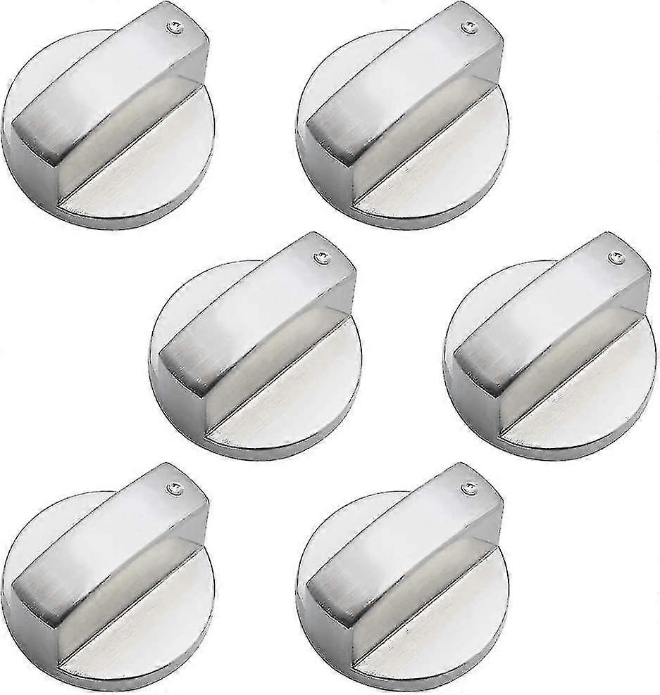 6 Pieces Universal Metal Control Knobs Gas Stove Knob 6mm Universal Control Knobs Stove Knob For Gas