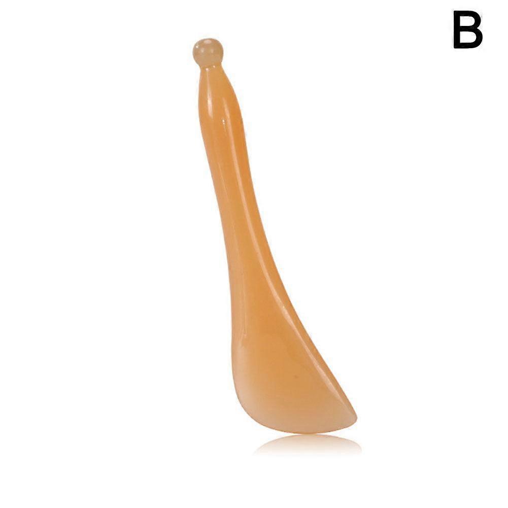Træansigtsmassagepind Gua Sha-artefakt