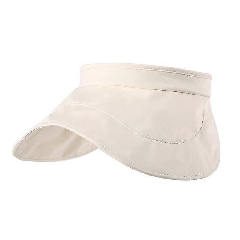 Anti-ultraviolet outdoor cycling shading breathable empty top sun hat shell hat (Light blue)