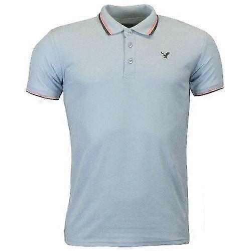 Mens American Eagle Tipped Polo Shirt