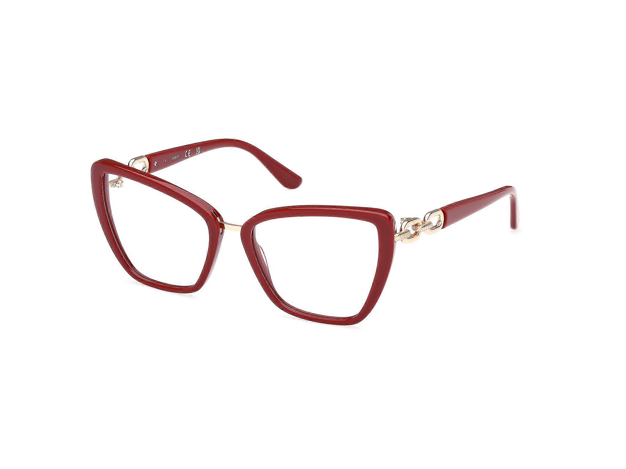Eyewear Frames Guess GU50180 066 shiny dark red 55/18/140 WOMAN