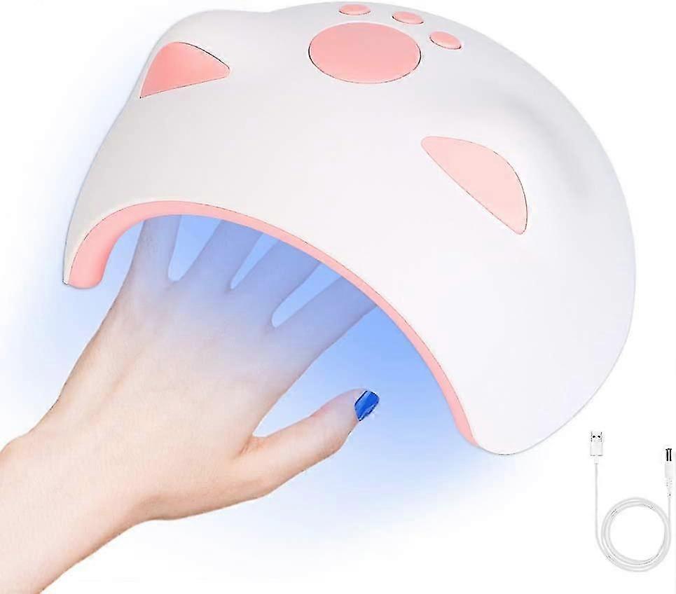 Lingsfire Uv Light For Nails, 60w Uv Nail Lamp With 20 Dual Led Beads And 3 Timer Setting, Professional Usb Lcd Display Nail Dryer For Gel Nail Polish