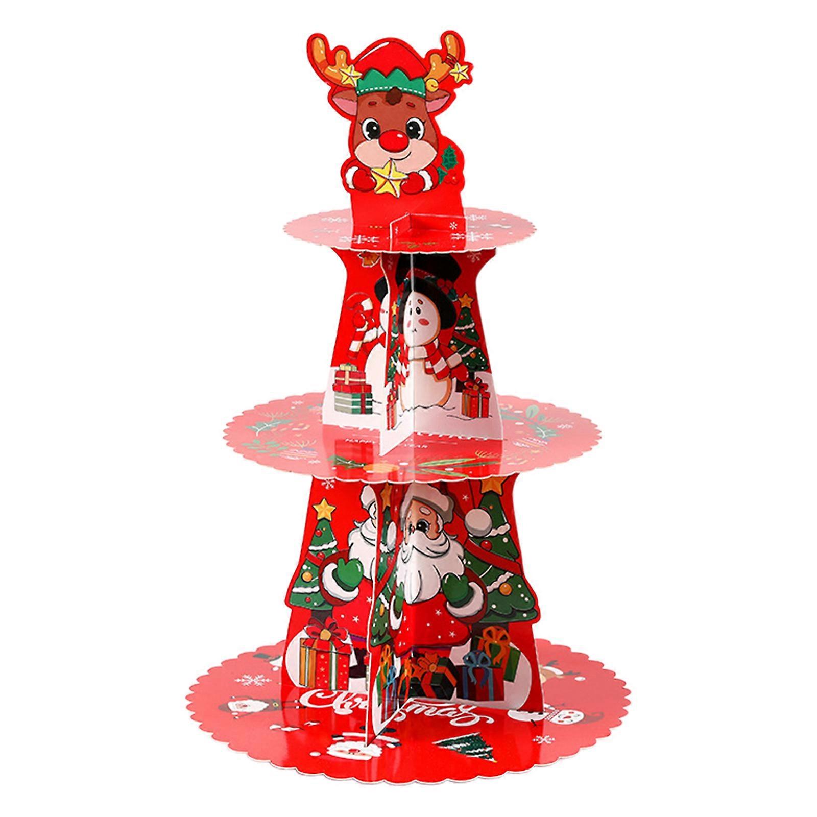 Halloween Pumpkin Designed Cake Stand Halloween Celebration Cake Display with Multiple Spacious Layer for Desserts