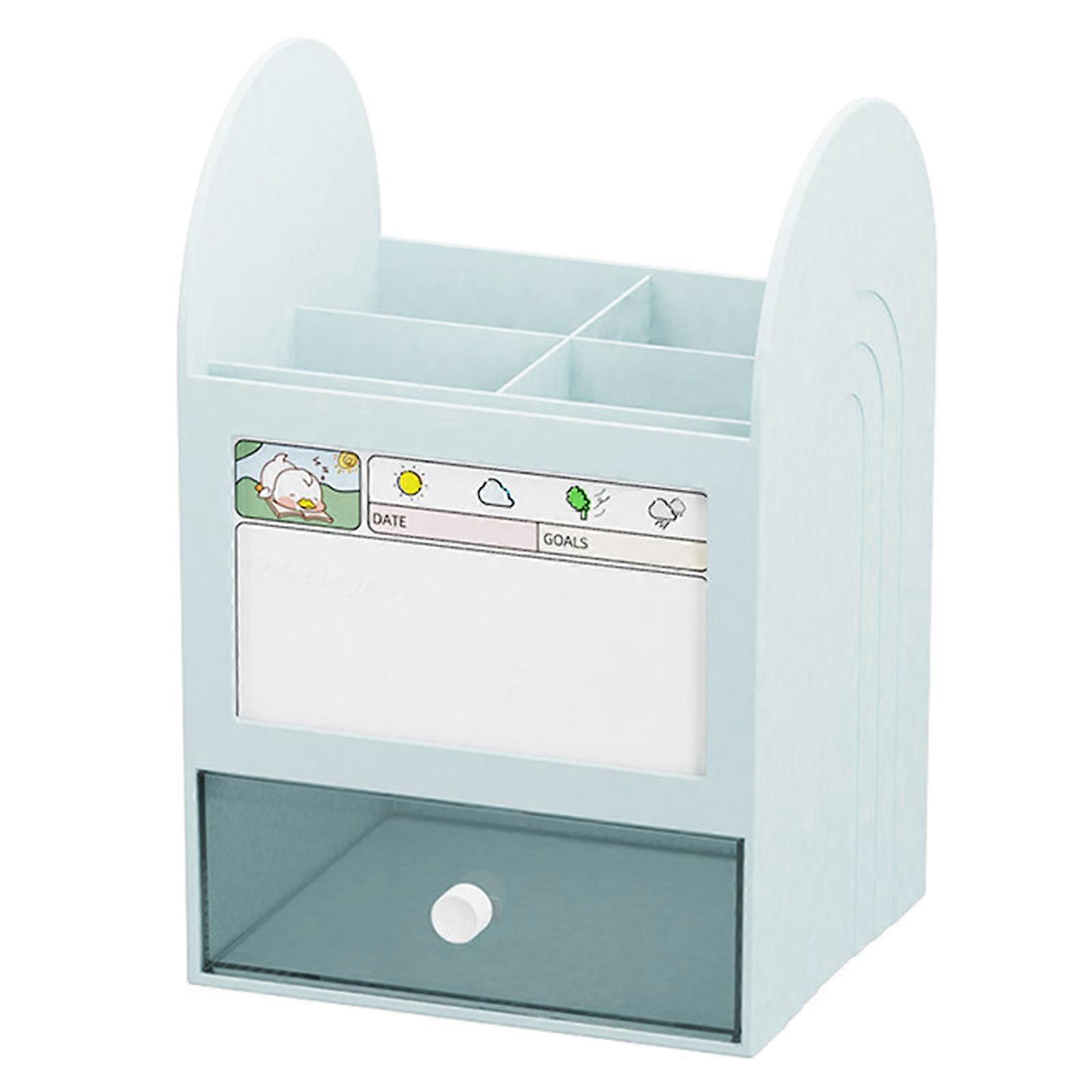 Drawer Type Storage Box Compartment Divide Organizer Desktop Container for Home Office Stationery Pen Holder Insert Card Drawer for Case