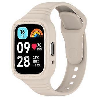 ZRUXE BD-HM 3-287 til Redmi Watch 3 Active integreret fuldt lukket silikone urrem