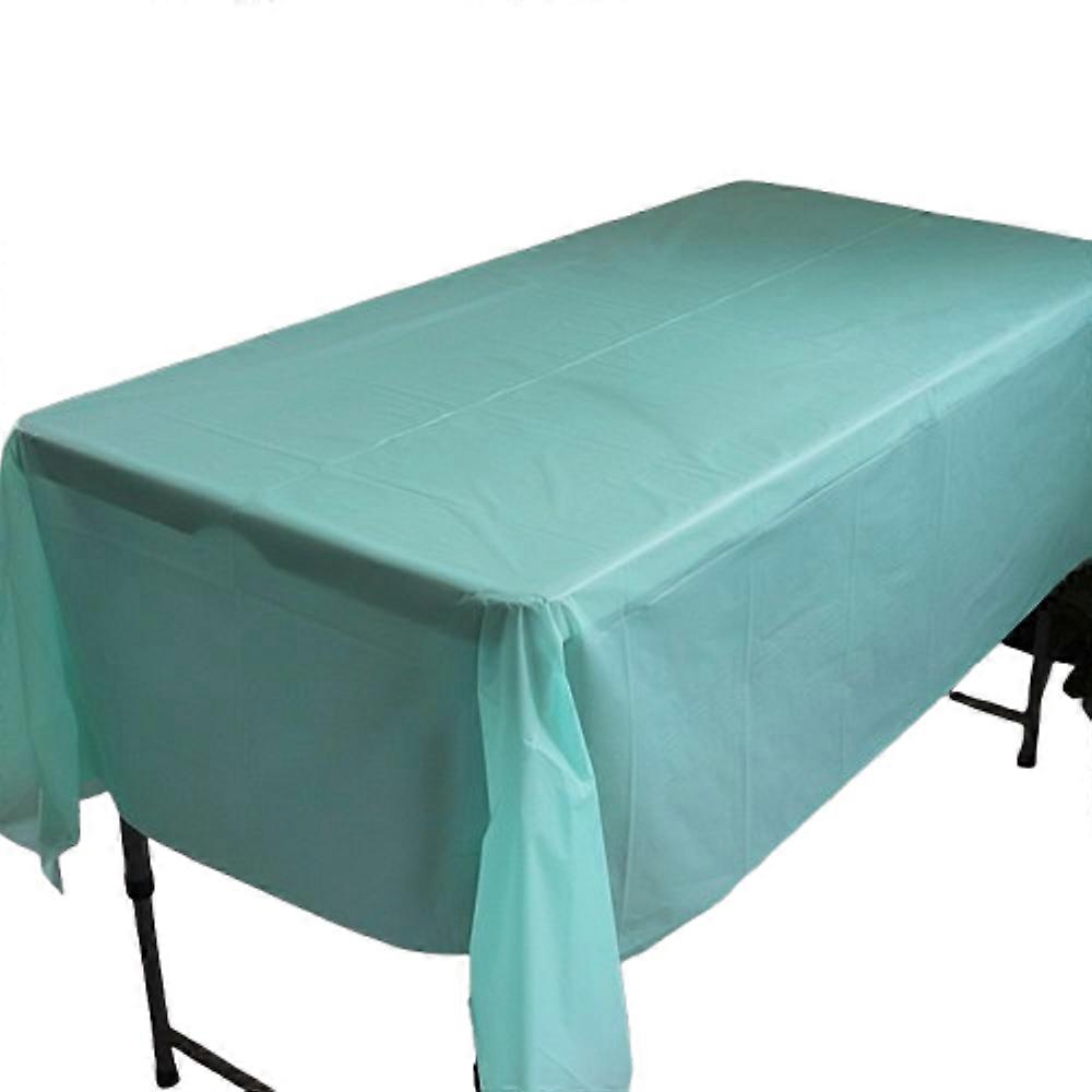 Disposable party tablecloth PE plastic cloth birthday dessert table solid color tablecloth