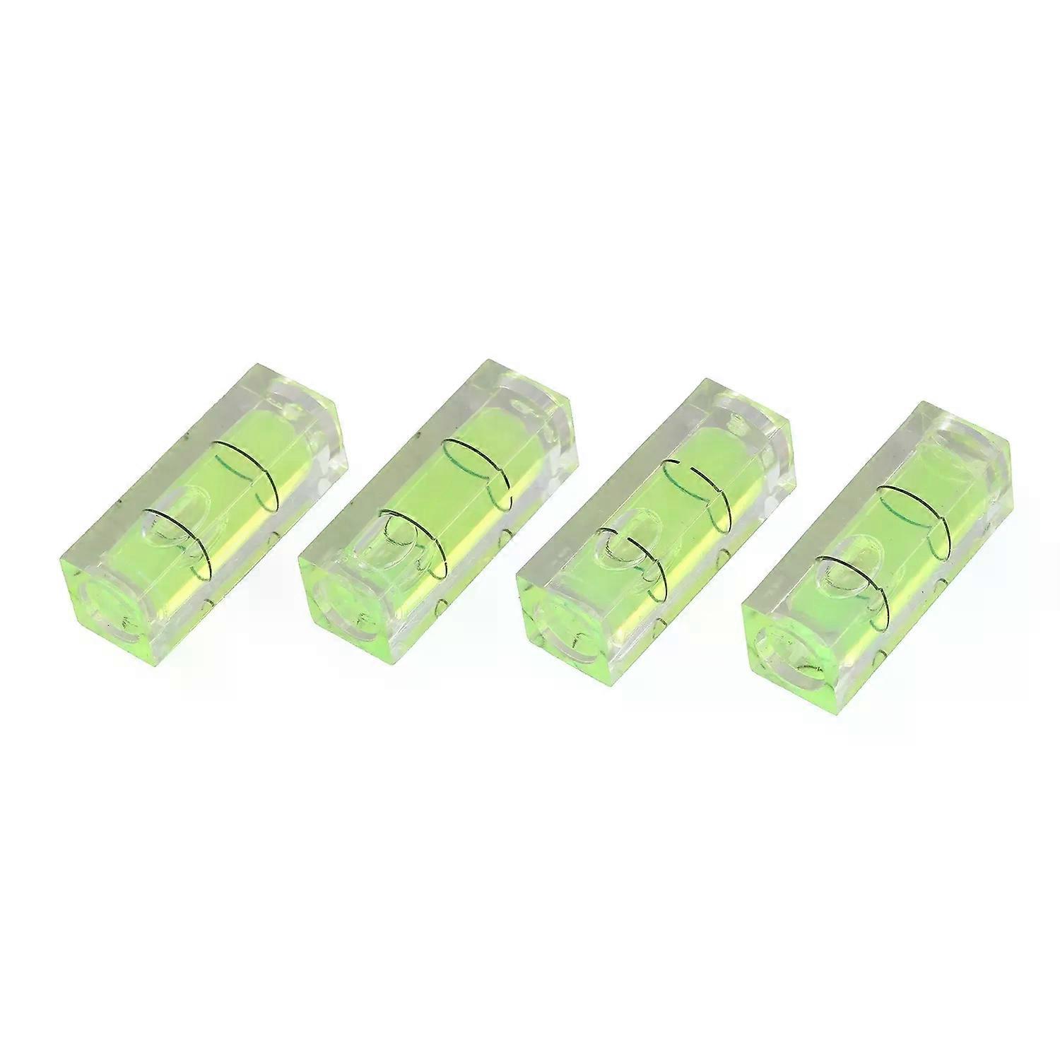 4Pcs 10x10x29mm Universal Square Bubble Spirit Level Tripod Measuring Camera