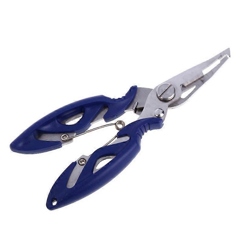 Multifunctional Fishing Scissors Pliers Bait Luia Pliers Curved Nose Fishing Pliers Stainless Steel Fishing Line Clipper Hook