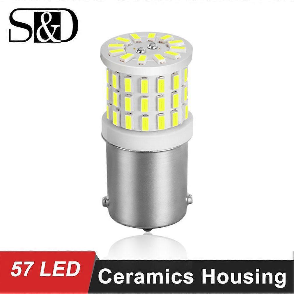 New Super Bright 1156 P21W LED BA15S 1157 P21/5W BAY15D LED Car Lights Reserve Lamps Auto Brake Bulb car Signal light 12V