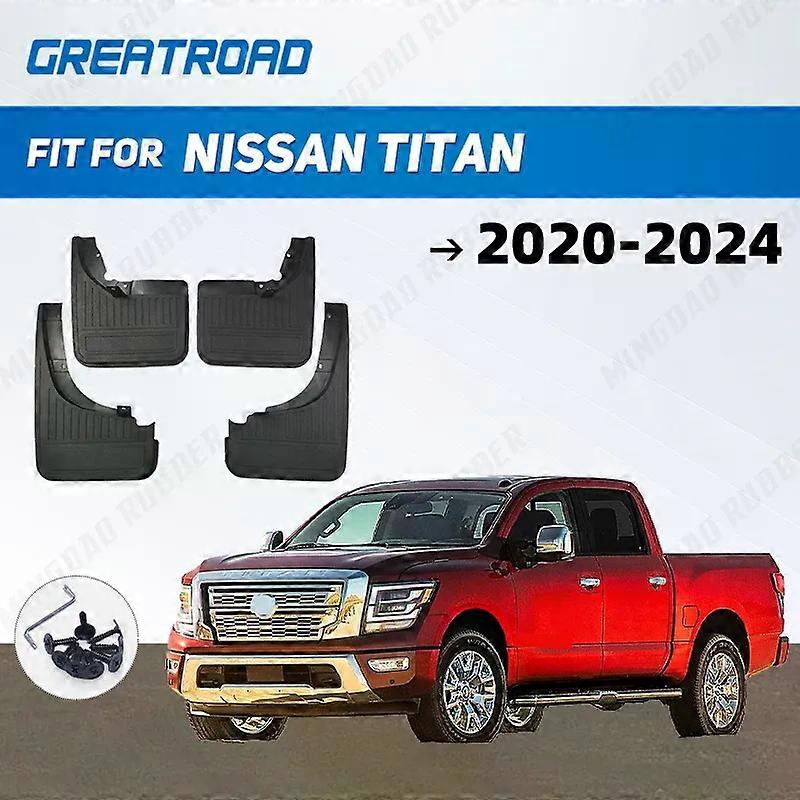 Vynikajúce pre Nissan Titan 2020 2021 2022 2023 2024 blatník blatník klapky blatníkov chránič blatníkov blatníky blatníky