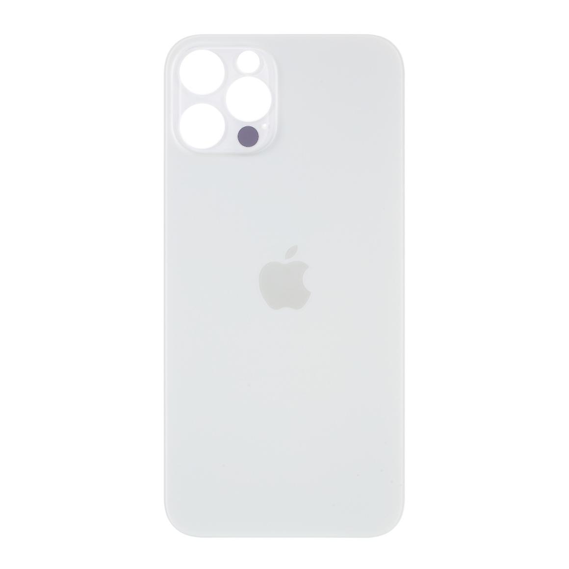 For iPhone 12 Pro Repair Part Battery Housing Cover (Camera Lens Ring Hole Standard Version)-White