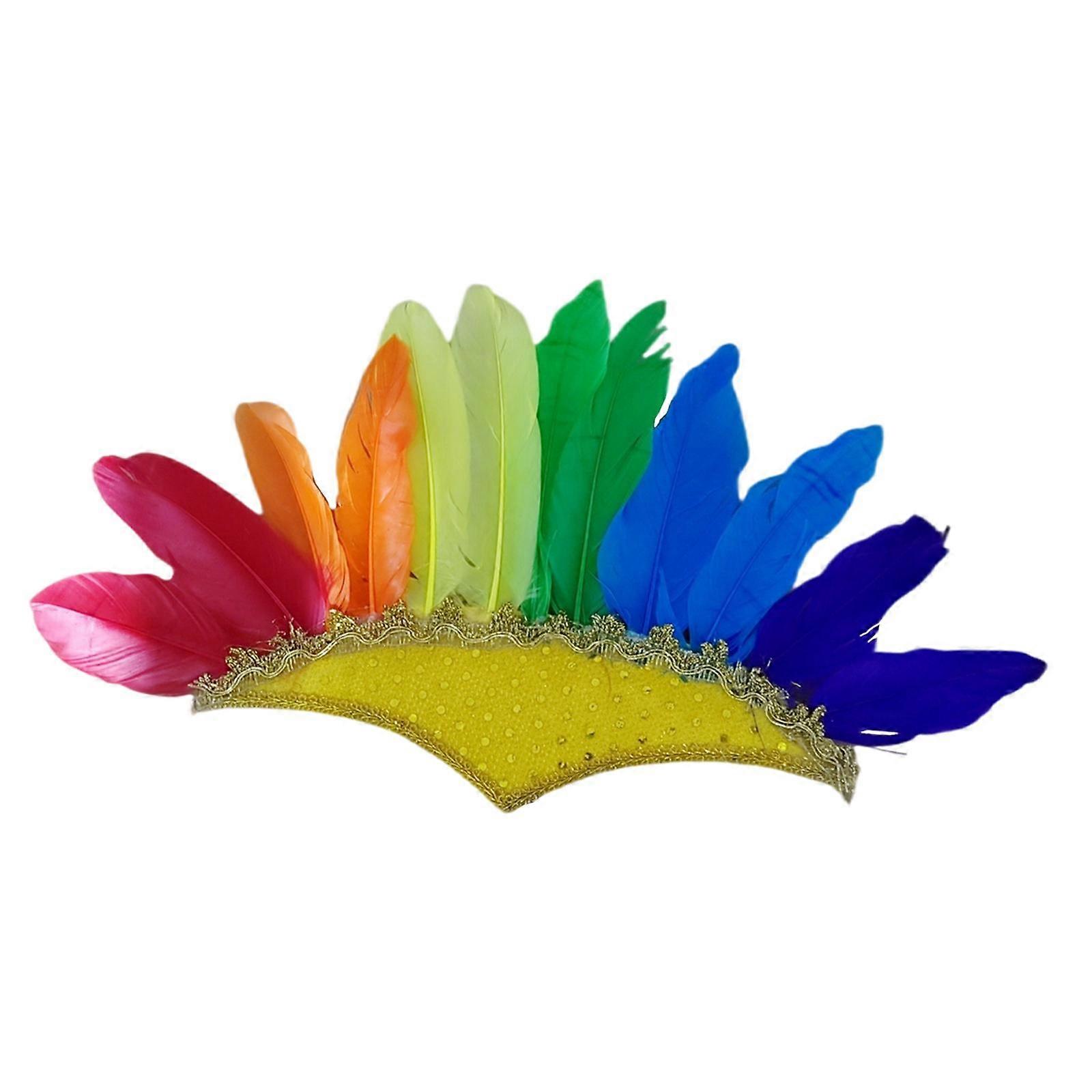 Elegant Feather Crown for Festive Occasions