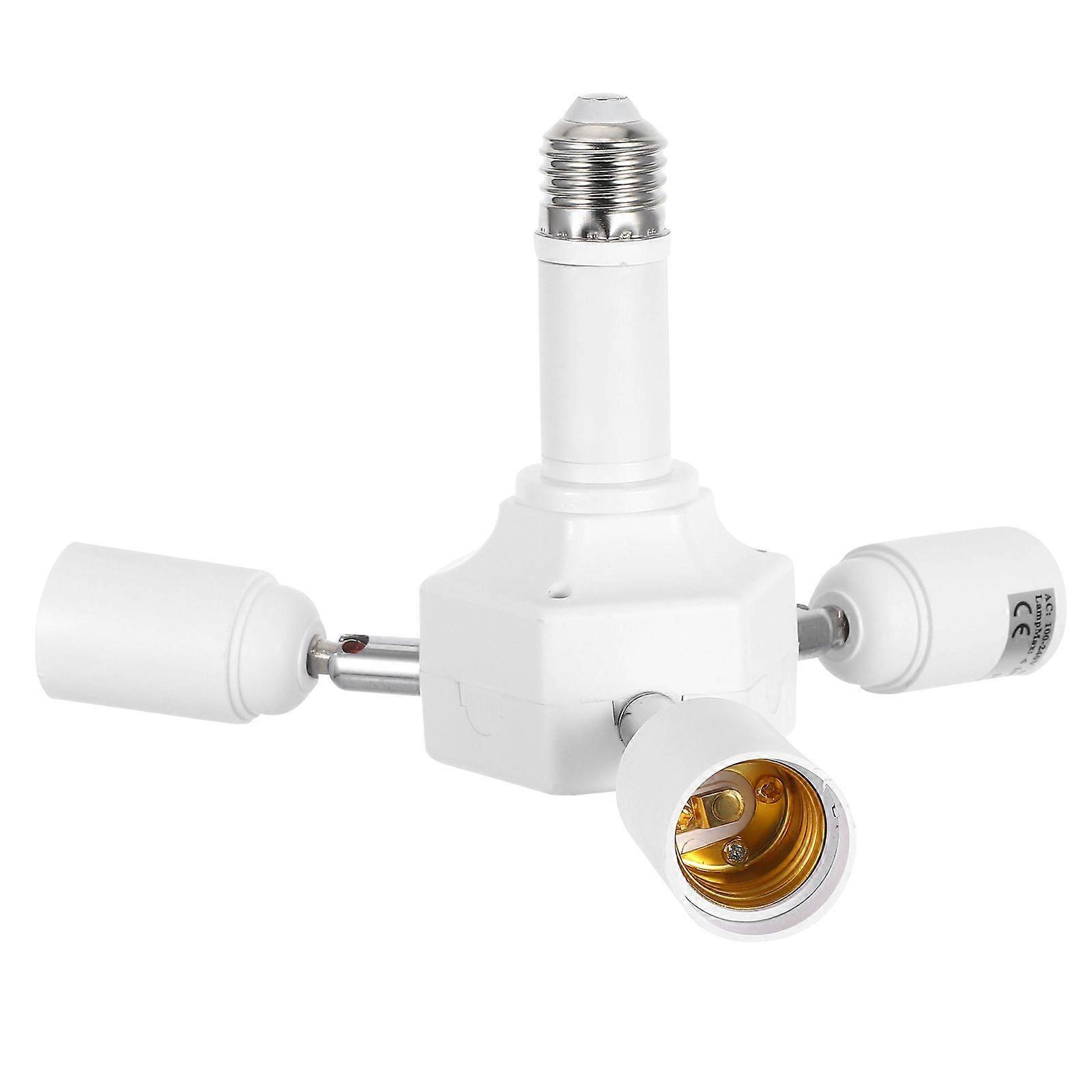 Light Bulb Converter E27 Light Socket Lamp Holder With 360 Degree Rotating Head Easy Installation For Home Commercial Industrial Lamp Bulb Holder Adap