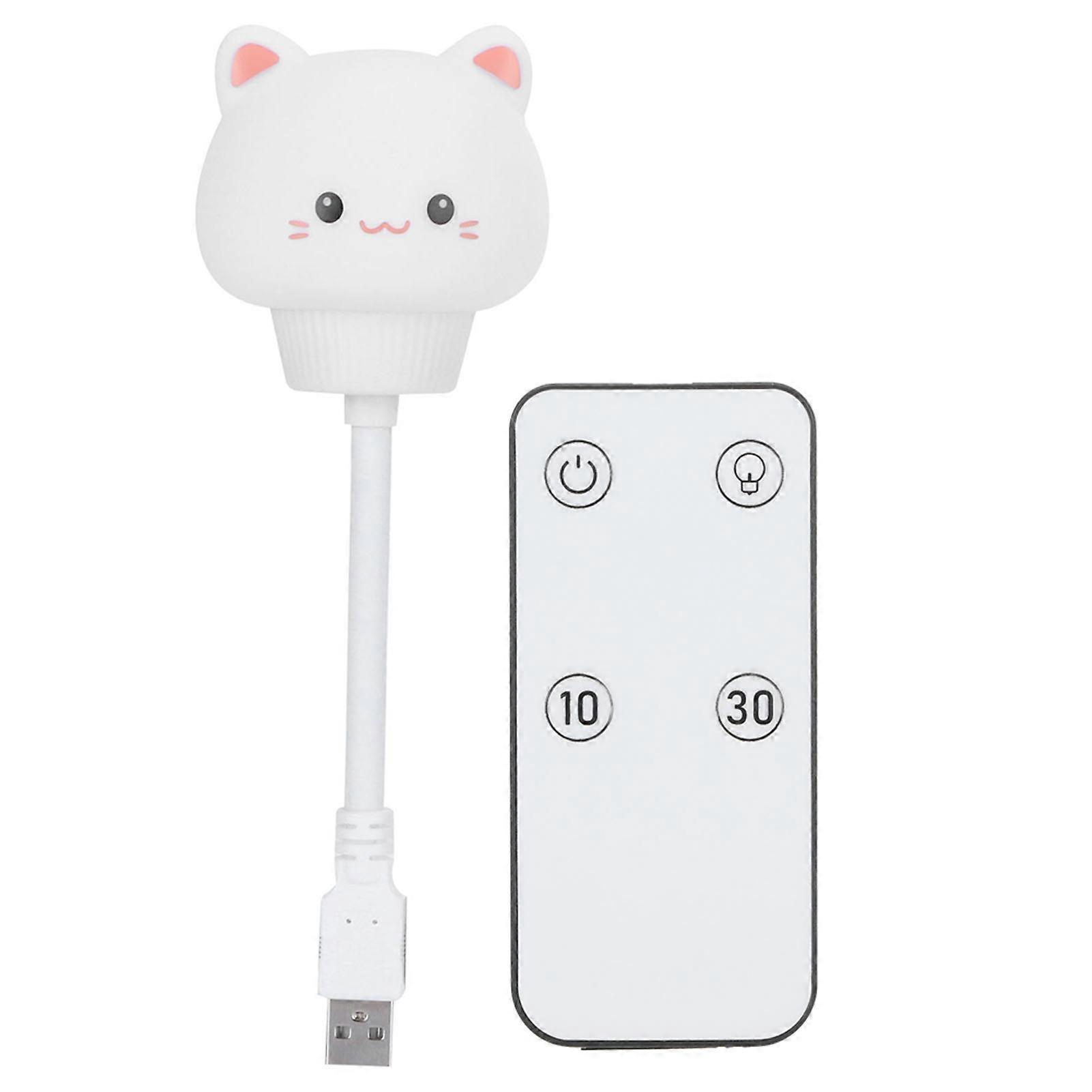 Timing Night Light Flexible USB LED Night Lamp for Bedroom Bedside Decor with Adjustable Brightness and Color Options