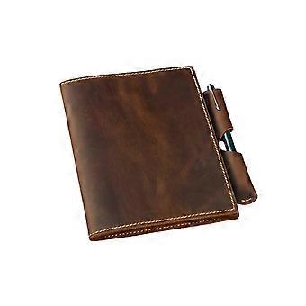Capa de couro legítimo Supernote A5X A6X 2 Nomad Folio com suporte para caneta, nova