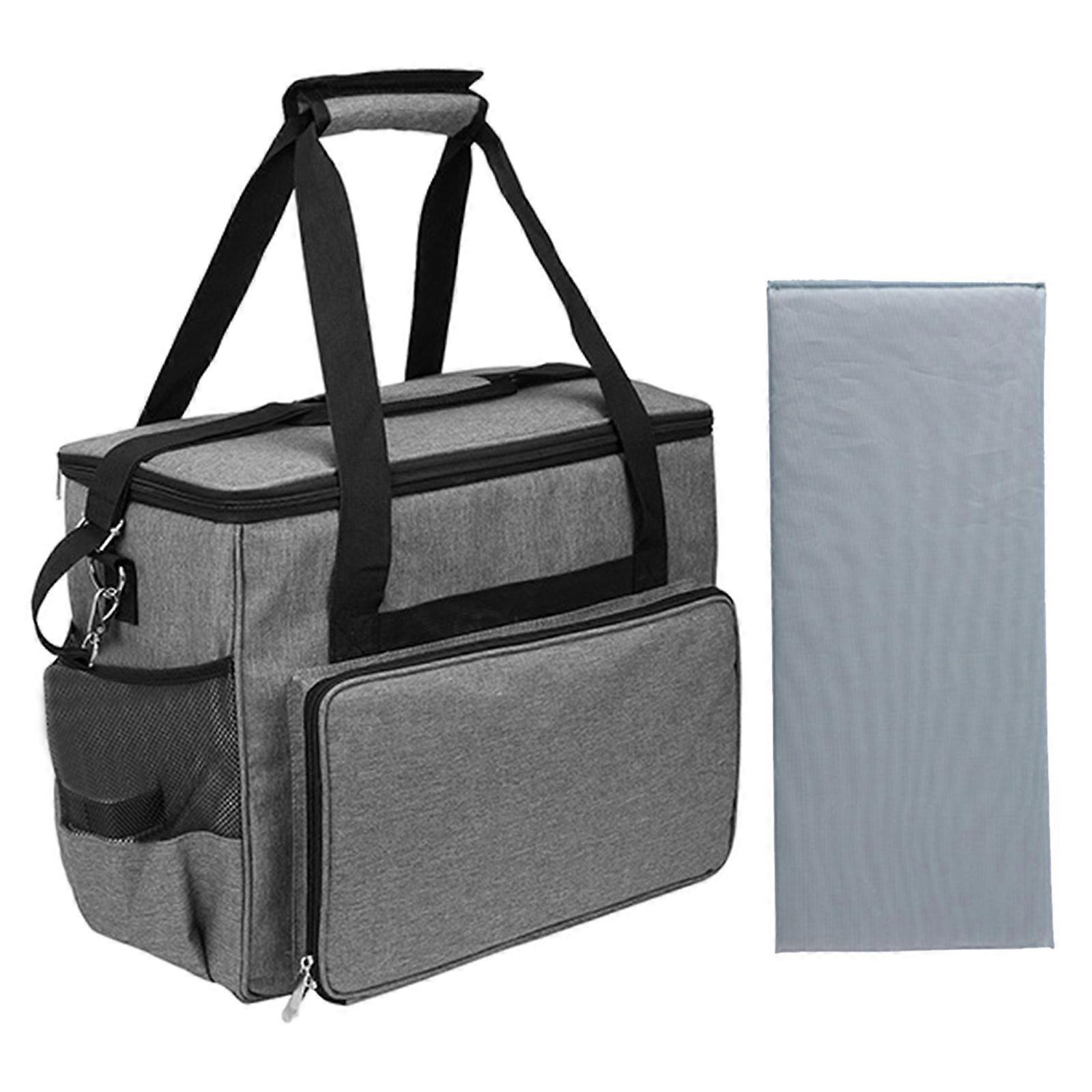 Sewing Machine Carrying Case For Sewing Machine Sewing Accessories, Sewing Machine Bag With Removable Shoulder Strap  grey